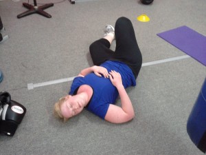 Hard gym session on a Saturday at Fit As Fitness Training in Stafford